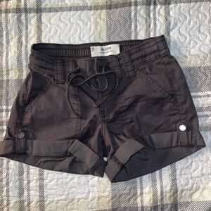 Hollister Women's Dark Gray Cargo Shorts